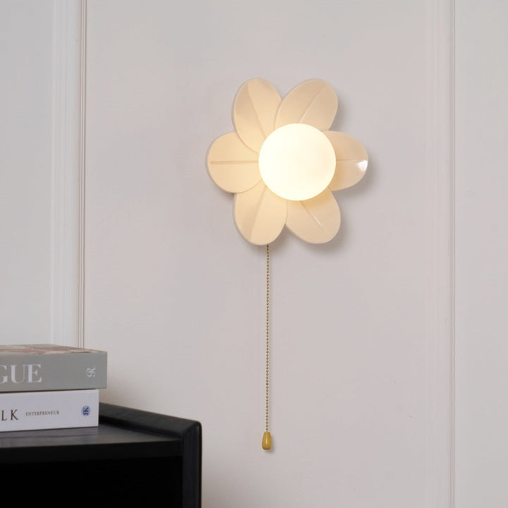 Blommor Vägglampa