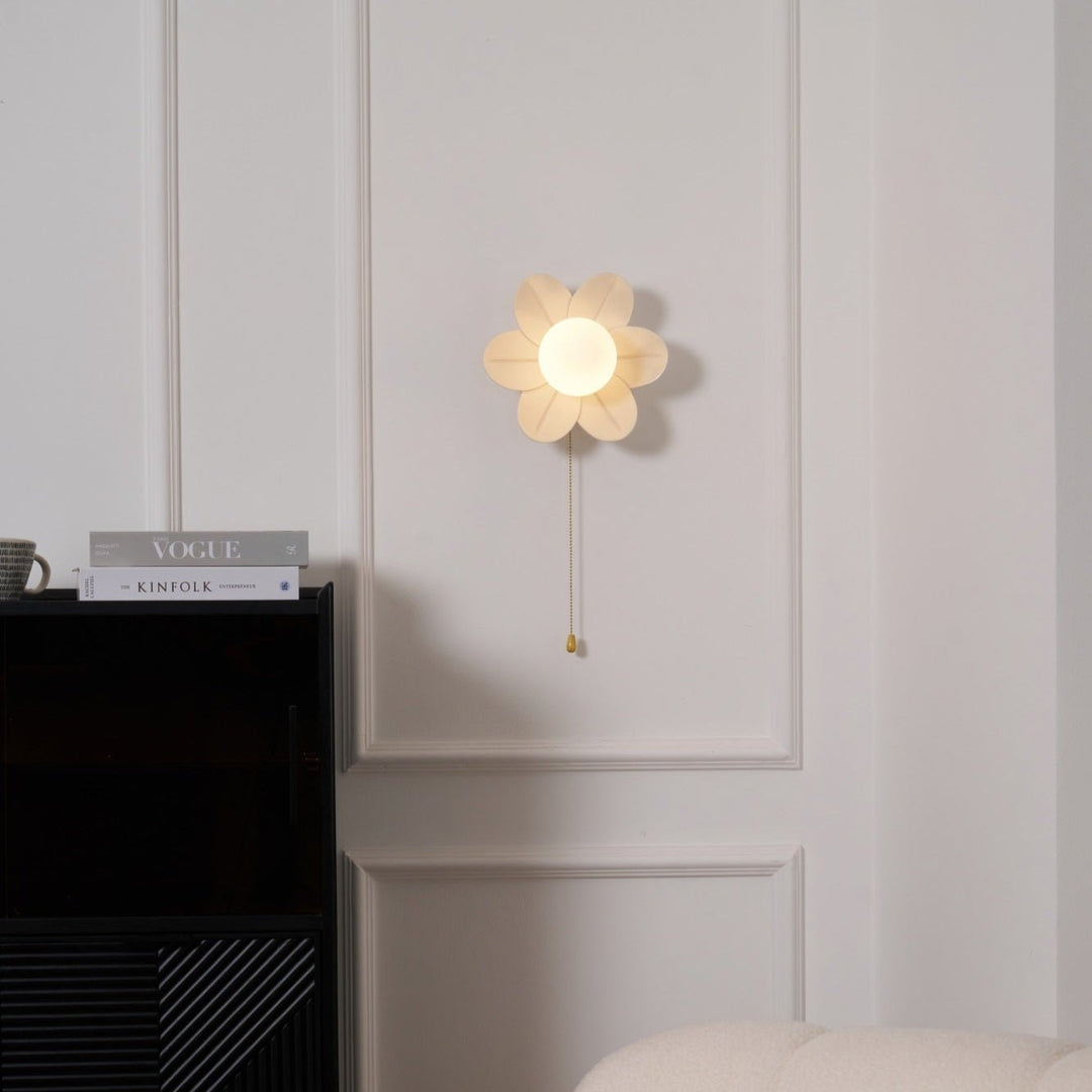 Blommor Vägglampa