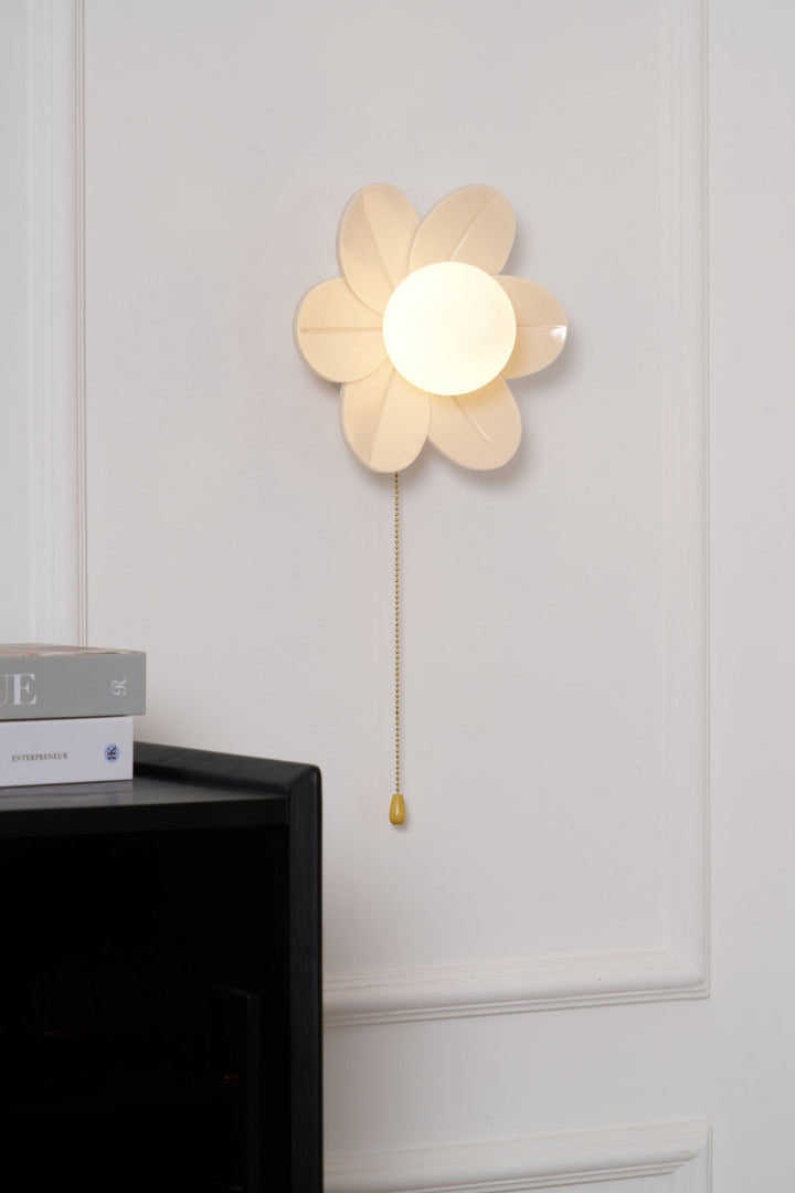 Blommor Vägglampa