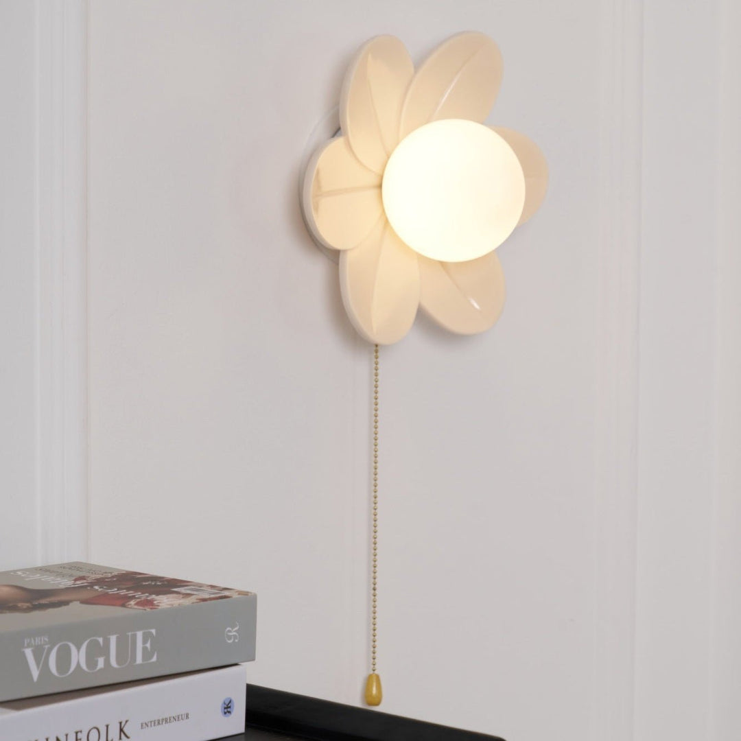 Blommor Vägglampa