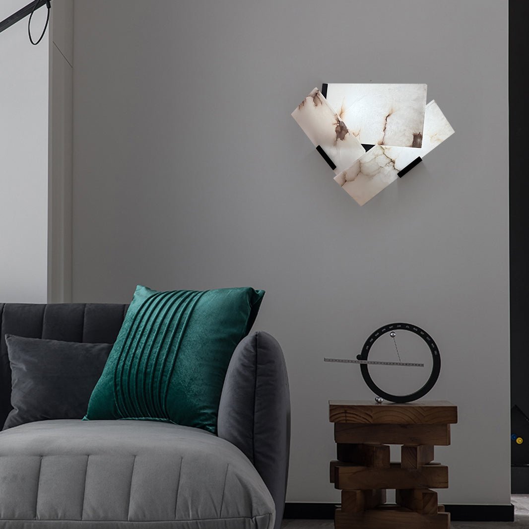 Fly Alabaster Vägglampa