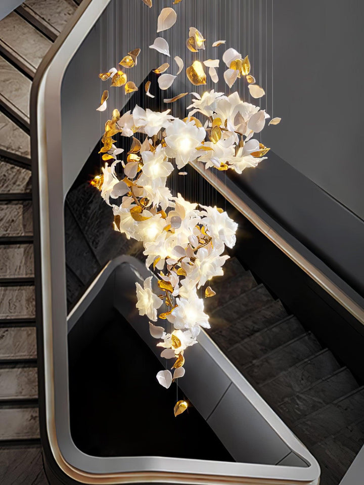 Flygande Blommor Fladdrande Kandelaber
