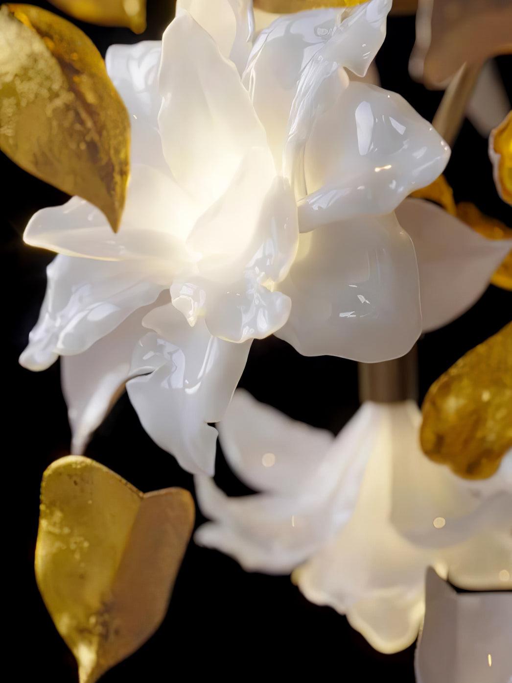 Flygande Blommor Fladdrande Kandelaber