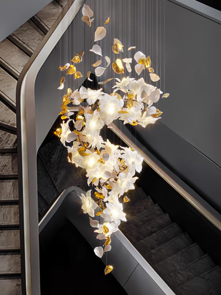 Flygande Blommor Fladdrande Kandelaber