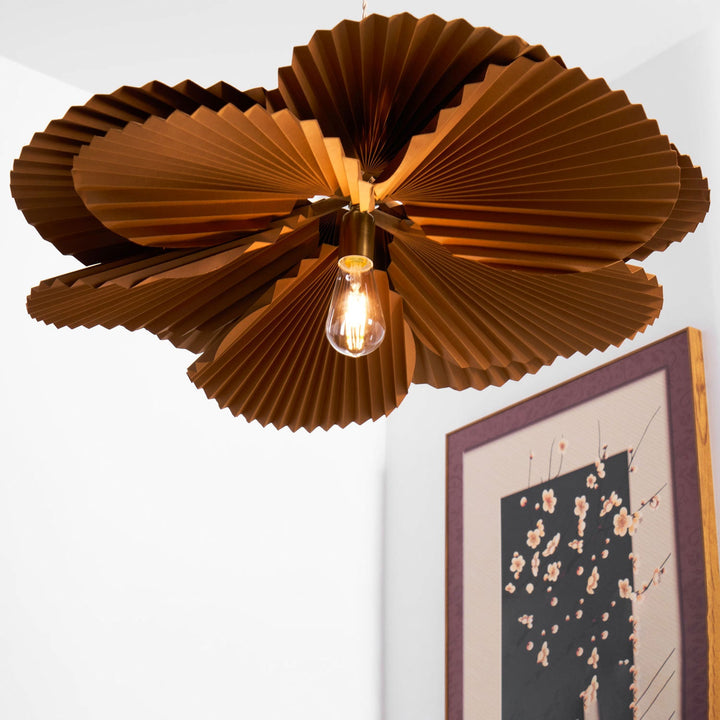 Fällbar Lotus Pendant Lampa
