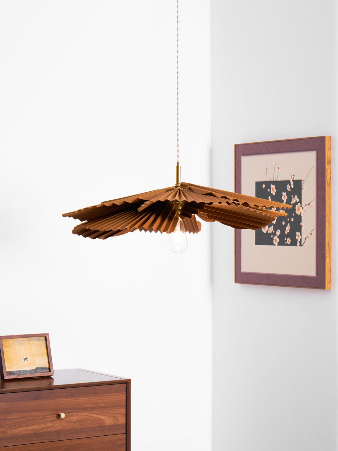 Fällbar Lotus Pendant Lampa