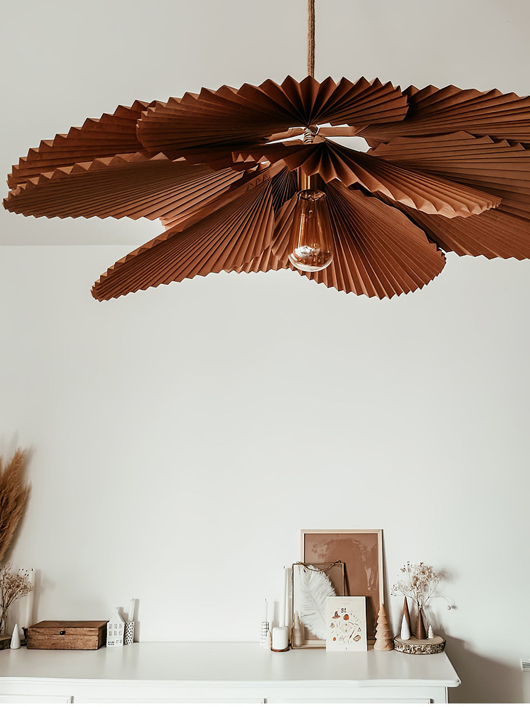 Fällbar Lotus Pendant Lampa