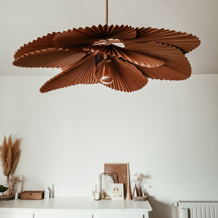 Fällbar Lotus Pendant Lampa
