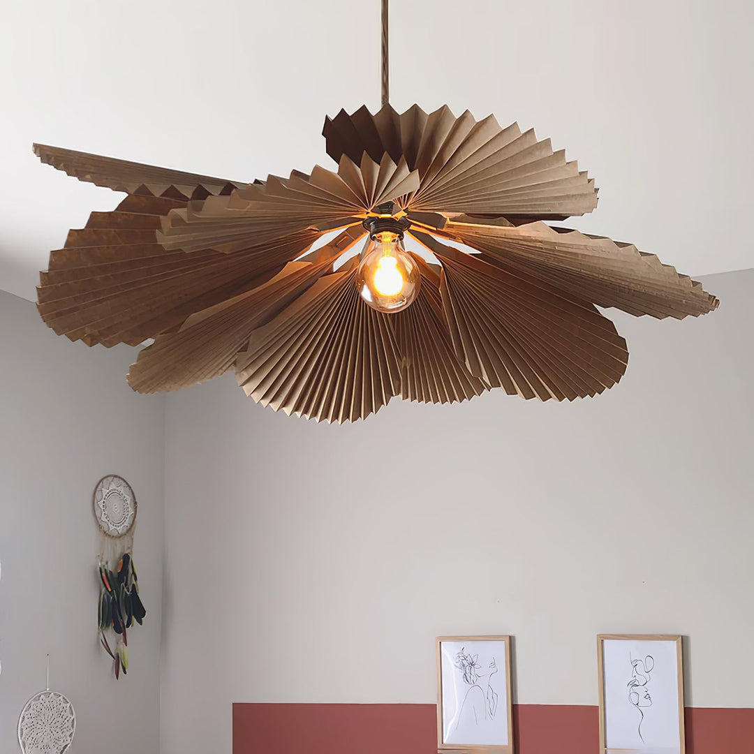 Fällbar Lotus Pendant Lampa