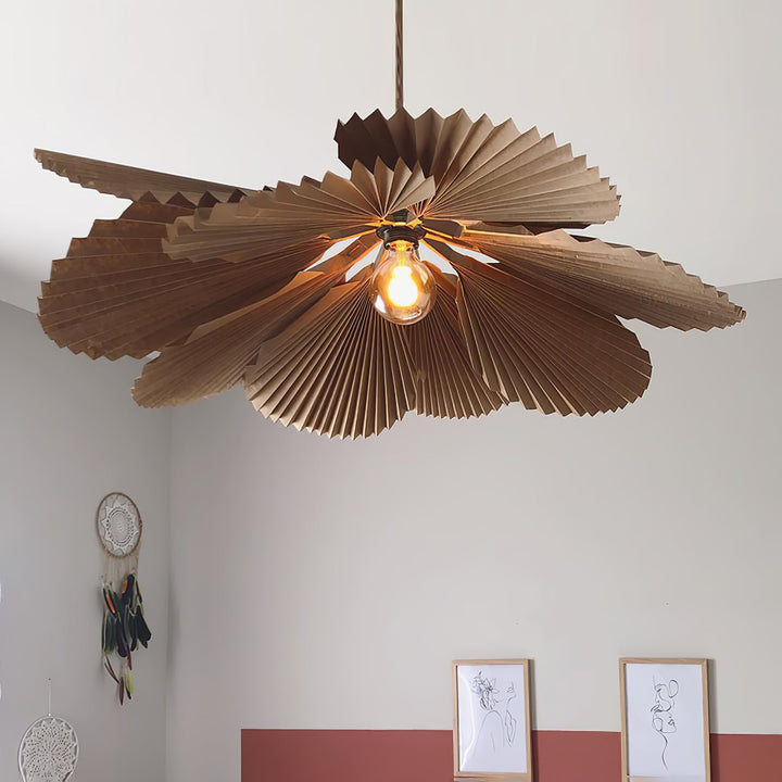 Fällbar Lotus Pendant Lampa