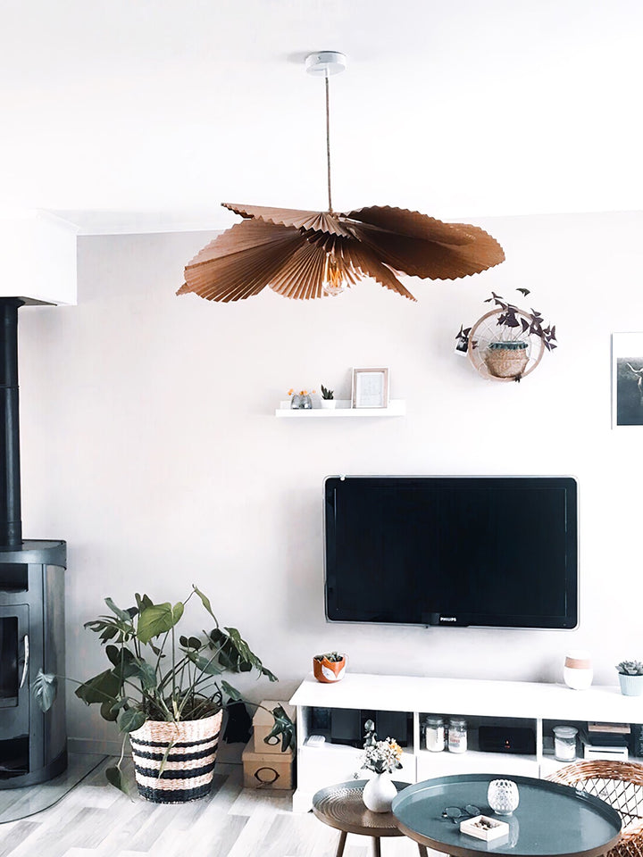 Fällbar Lotus Pendant Lampa