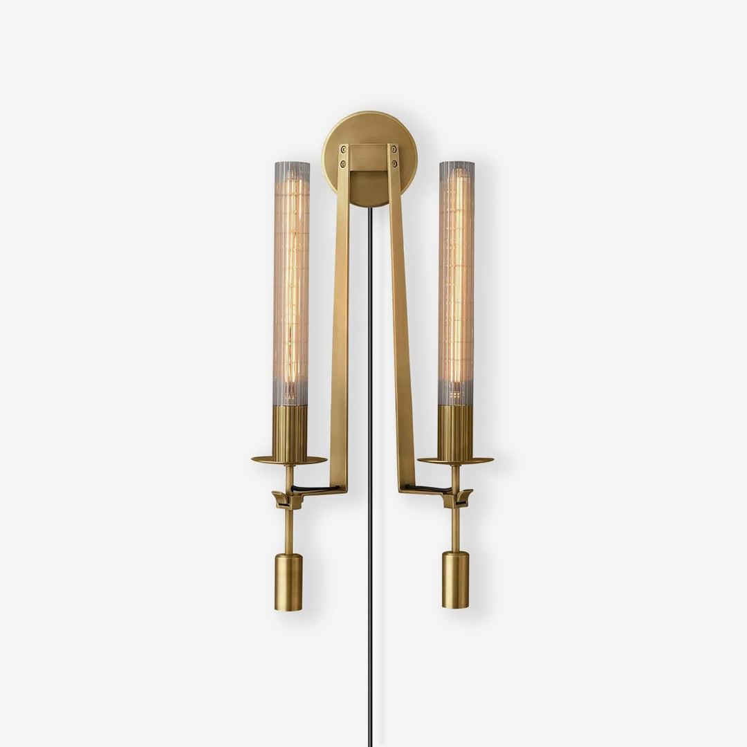 Fransk Klassicism Plug-in Vägglampa