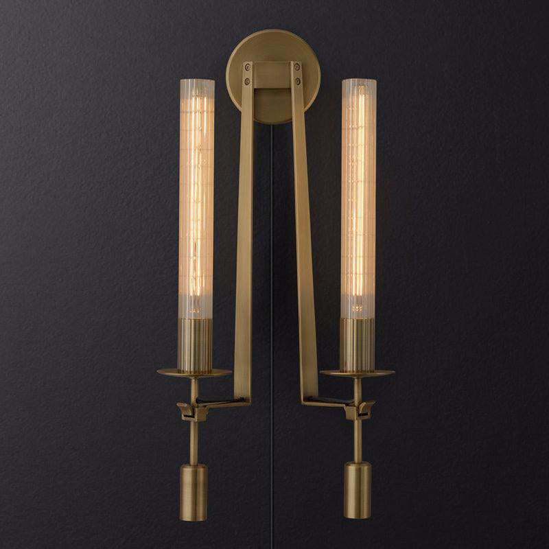 Fransk Klassicism Plug-in Vägglampa