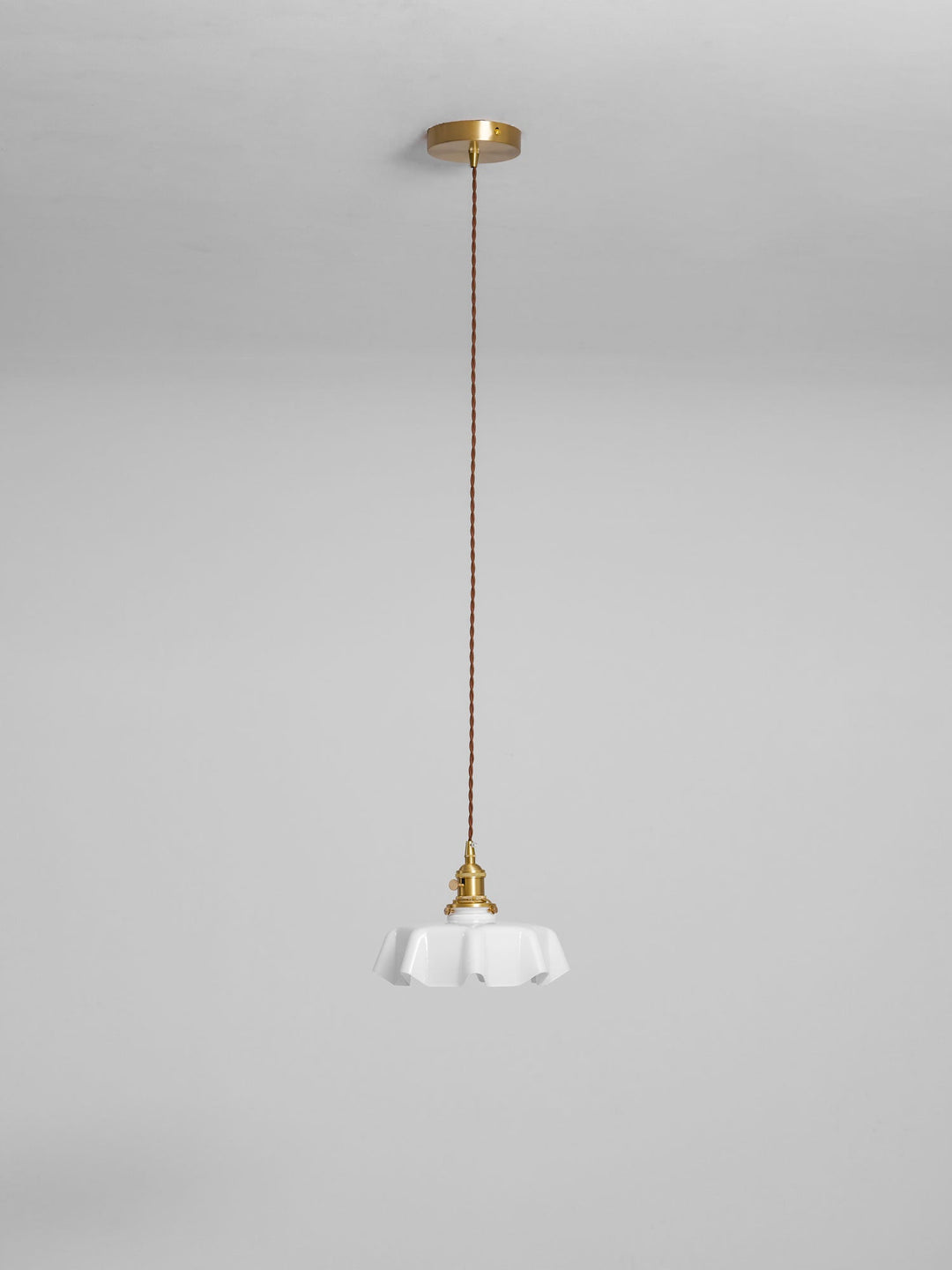 Fransk Blomma Pendellampa