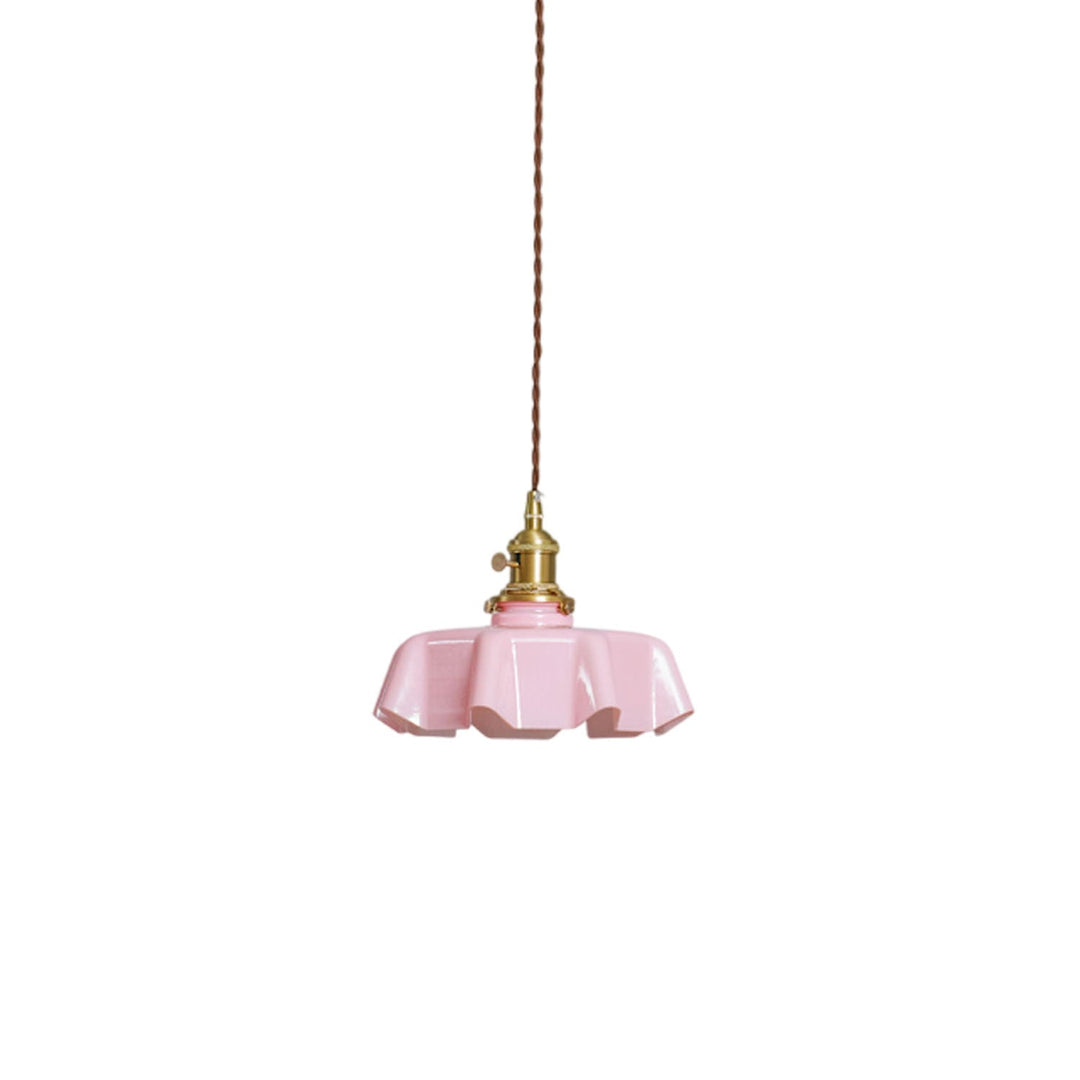 Fransk Blomma Pendellampa
