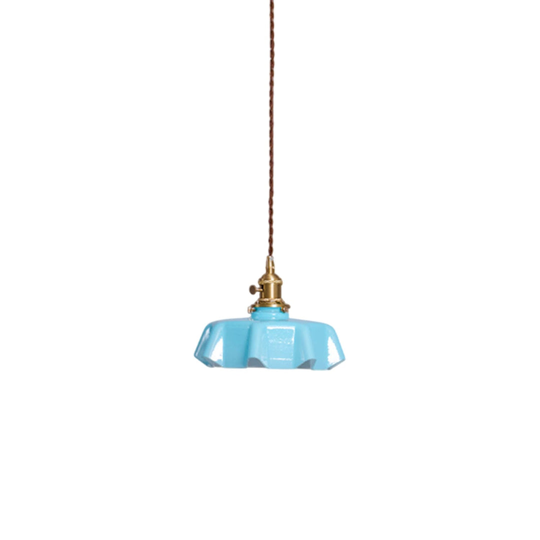 Fransk Blomma Pendellampa