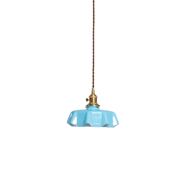 Fransk Blomma Pendellampa