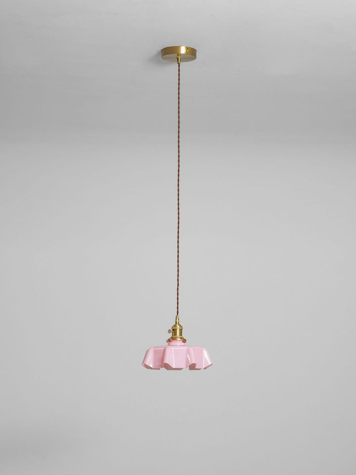 Fransk Blomma Pendellampa