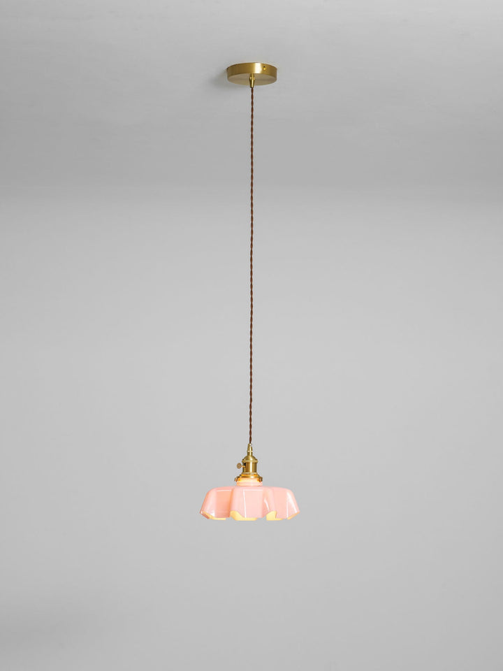 Fransk Blomma Pendellampa