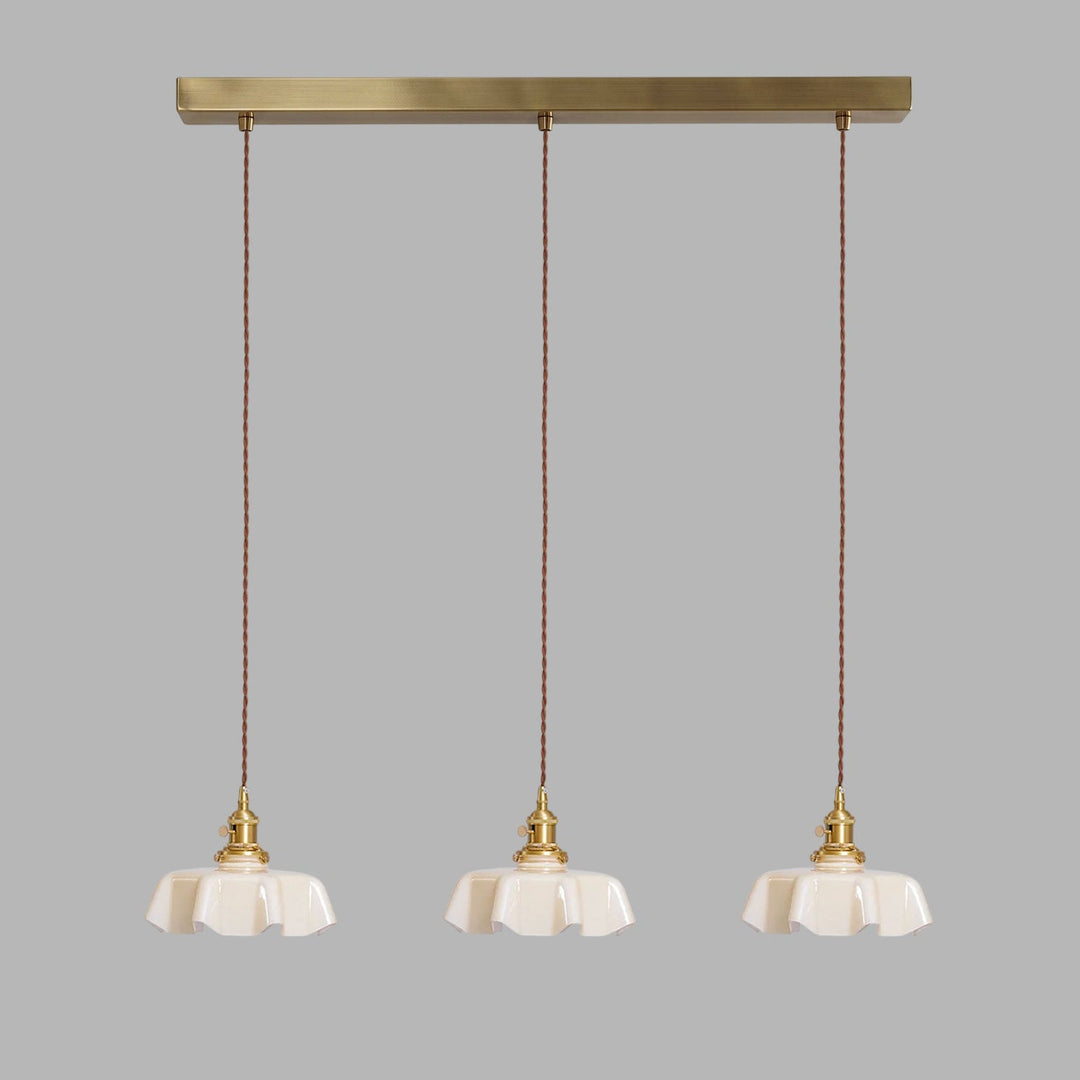 Fransk Blomma Pendellampa