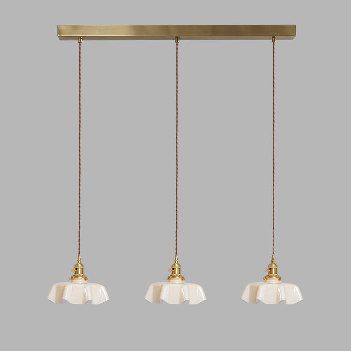 Fransk Blomma Pendellampa