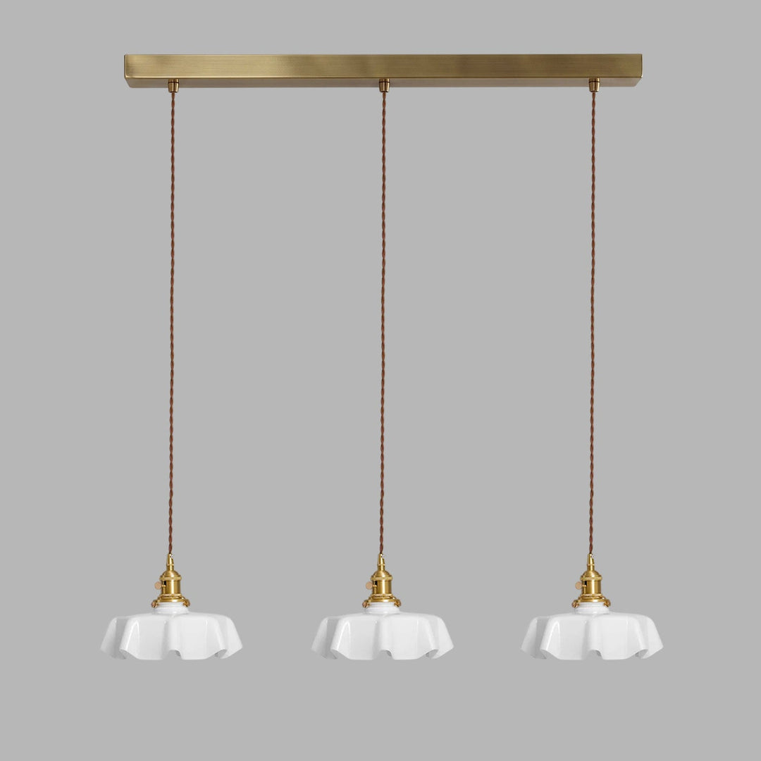 Fransk Blomma Pendellampa