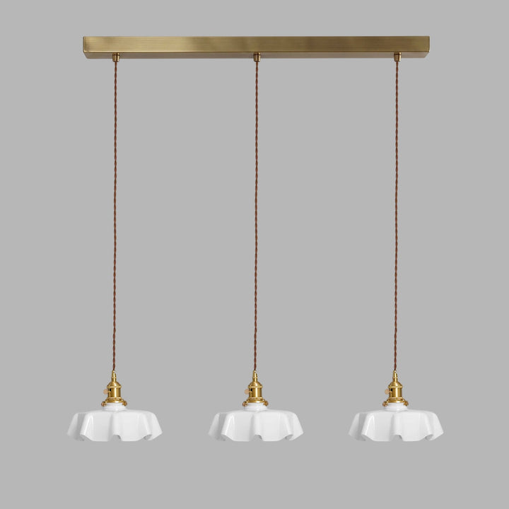 Fransk Blomma Pendellampa