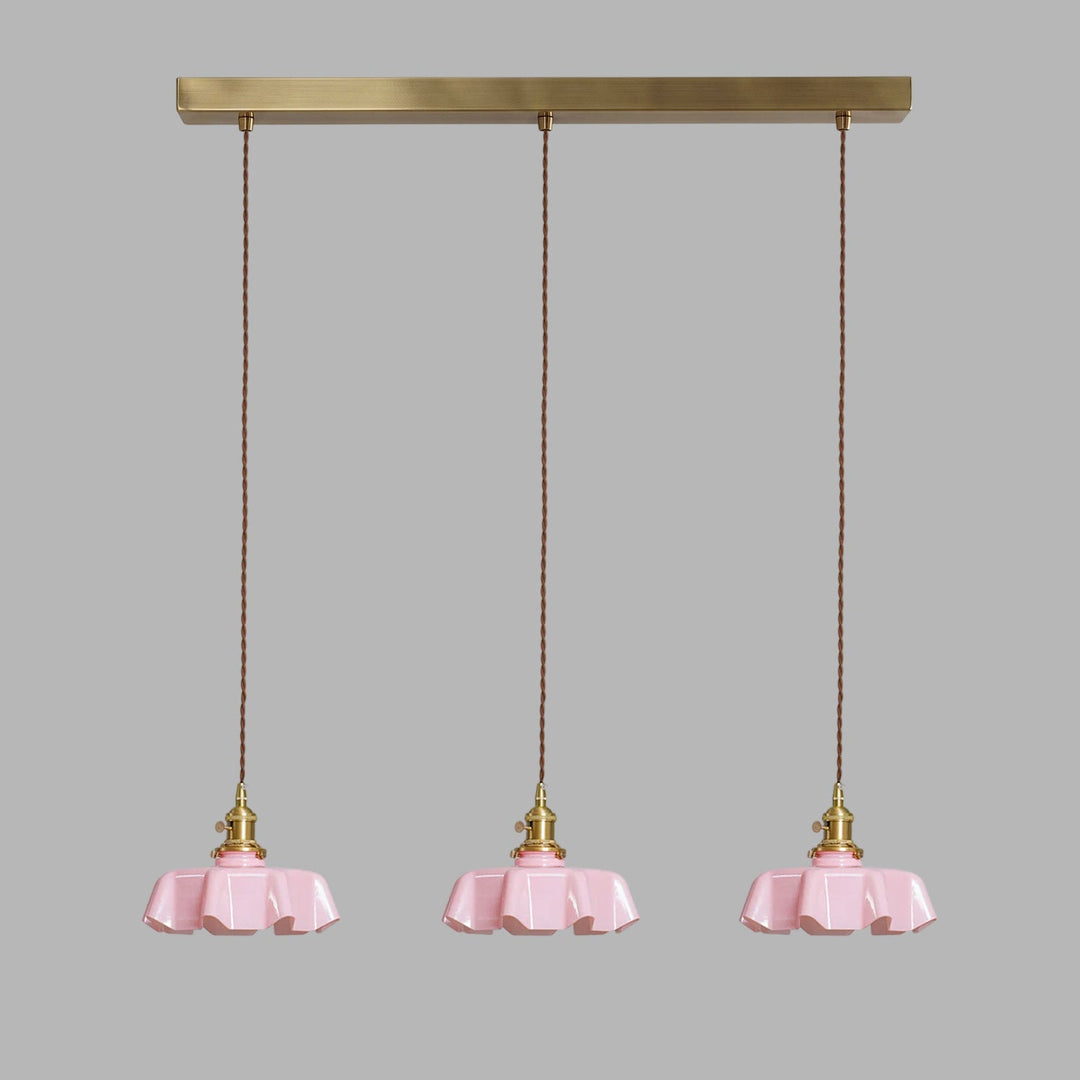 Fransk Blomma Pendellampa