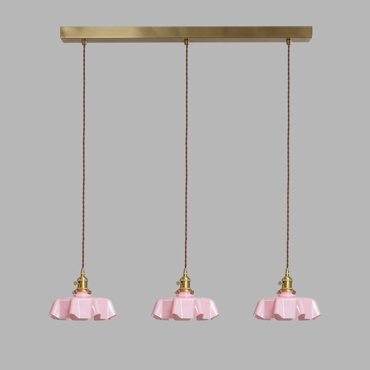 Fransk Blomma Pendellampa