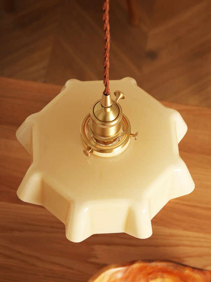 Fransk Blomma Pendellampa