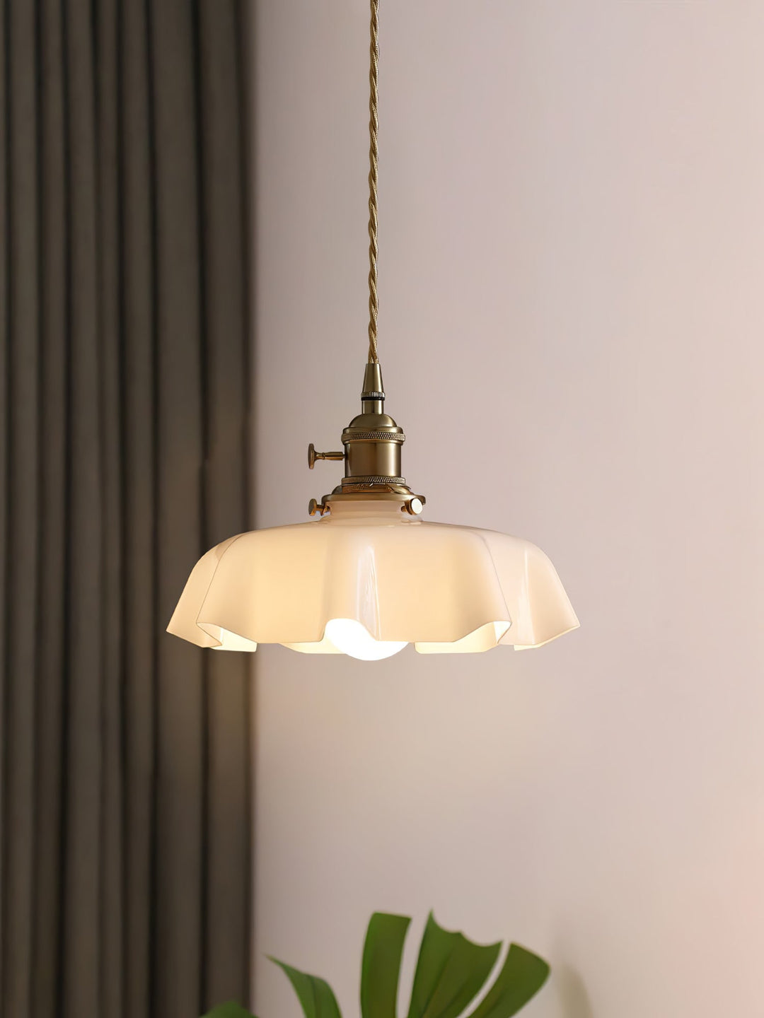Fransk Blomma Pendellampa