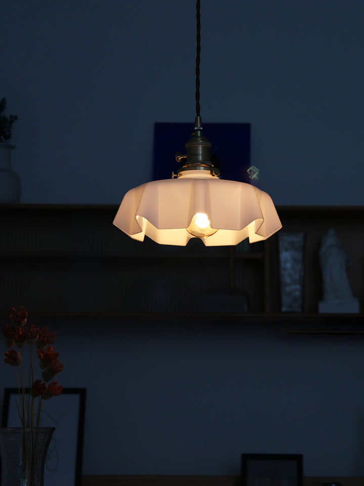 Fransk Blomma Pendellampa