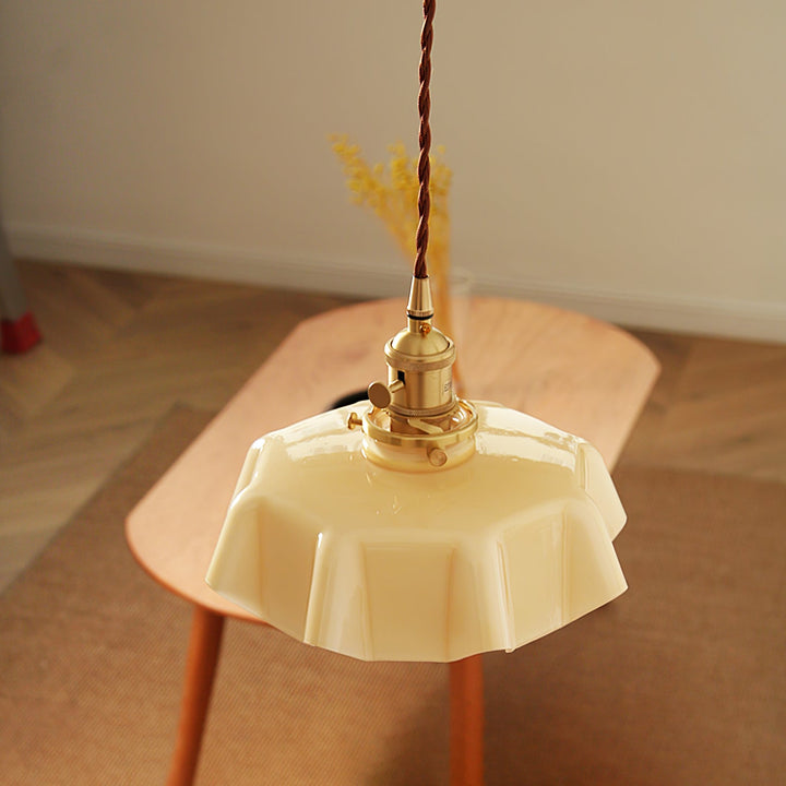 Fransk Blomma Pendellampa