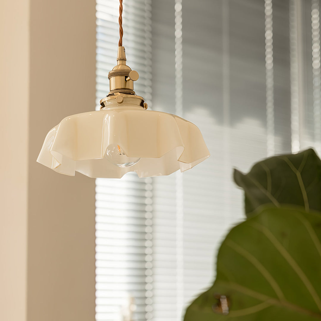 Fransk Blomma Pendellampa