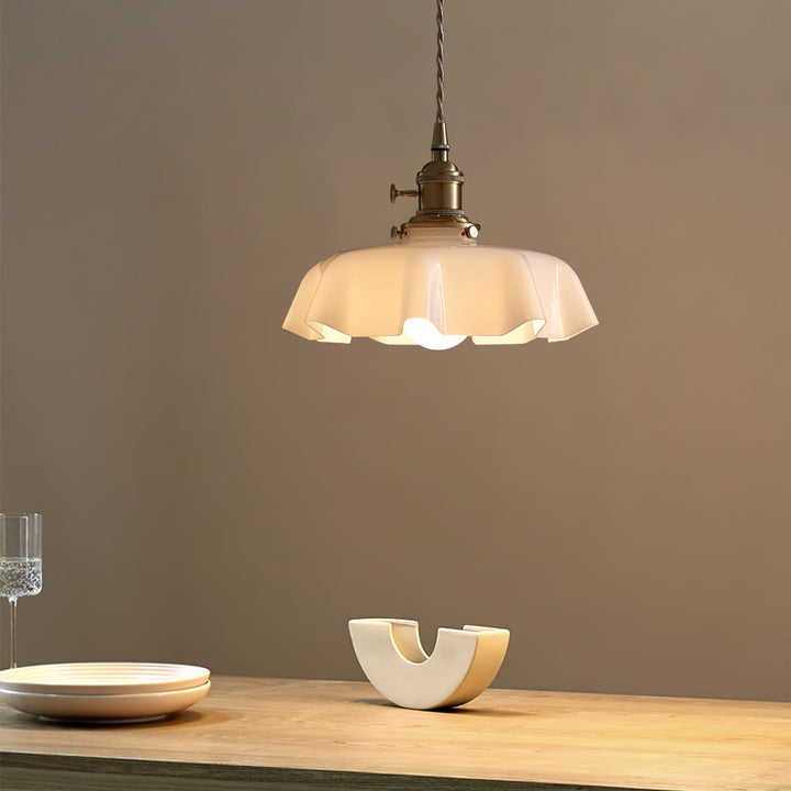 Fransk Blomma Pendellampa