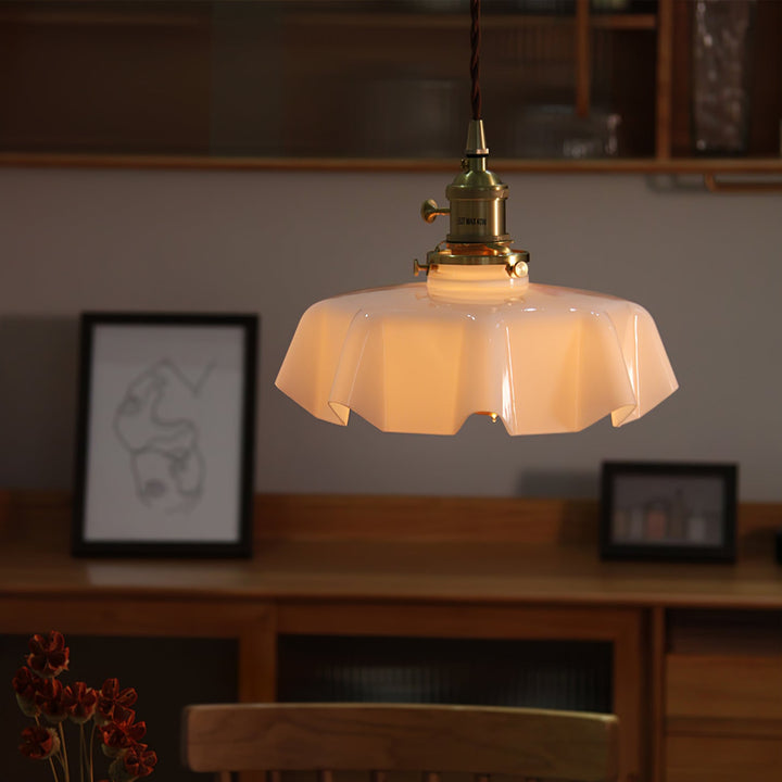 Fransk Blomma Pendellampa