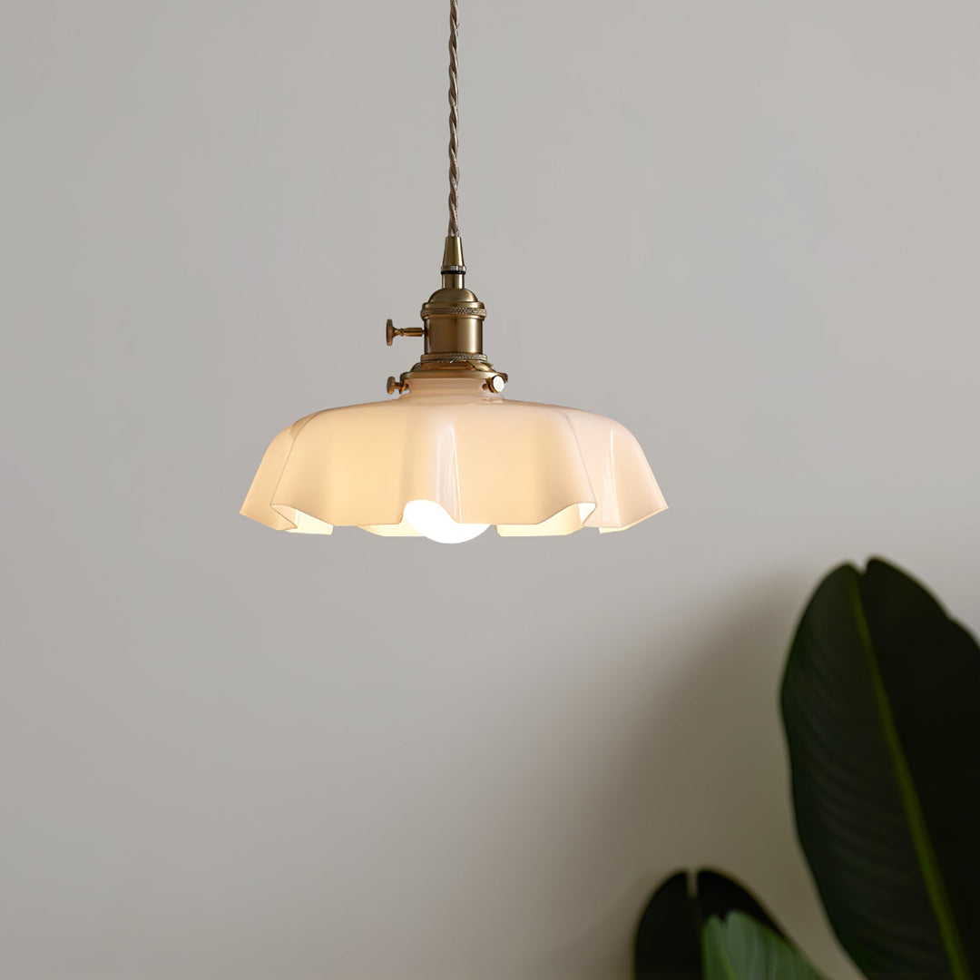 Fransk Blomma Pendellampa