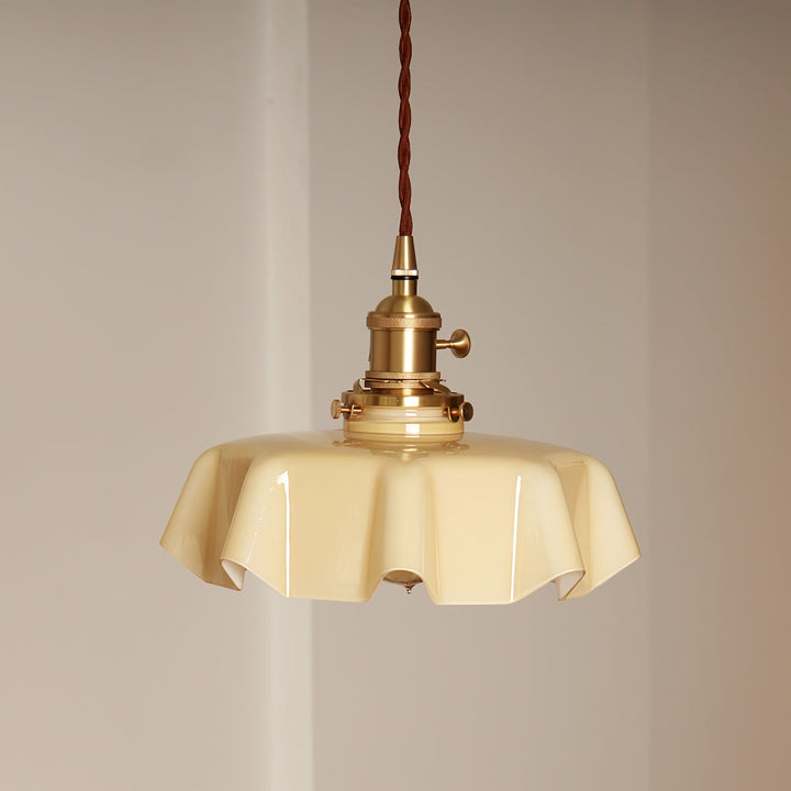 Fransk Blomma Pendellampa