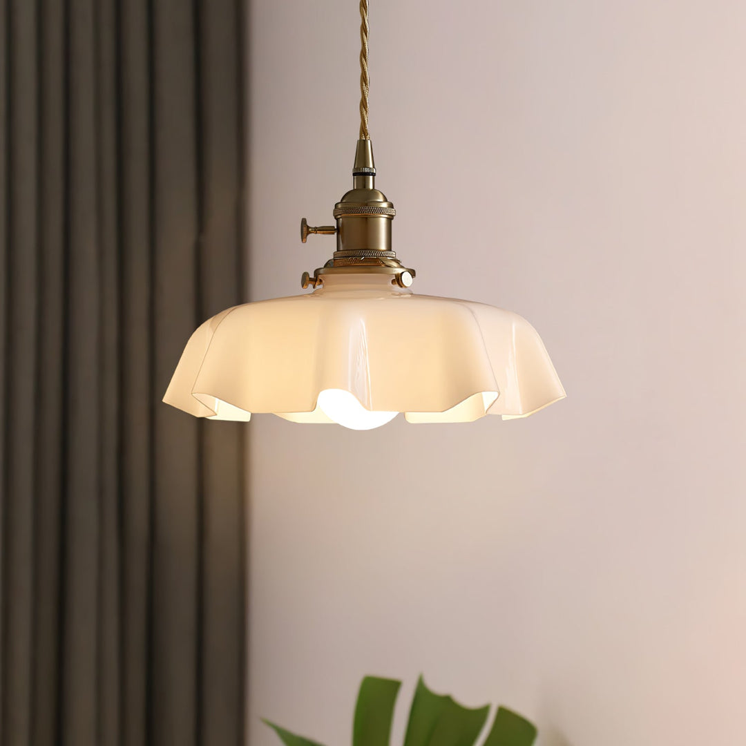 Fransk Blomma Pendellampa