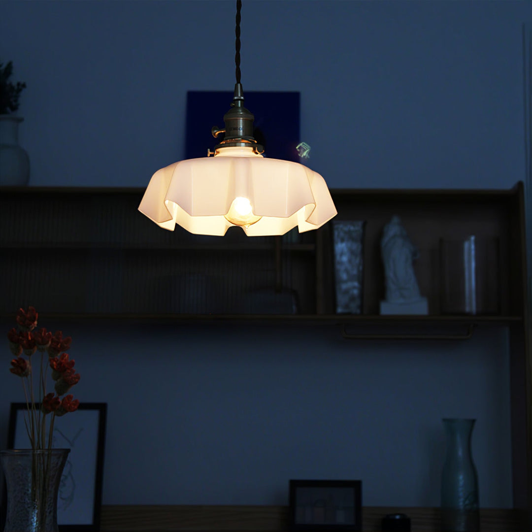 Fransk Blomma Pendellampa