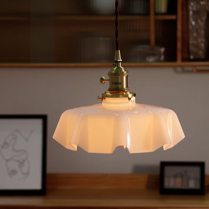 Fransk Blomma Pendant Swag Lampa