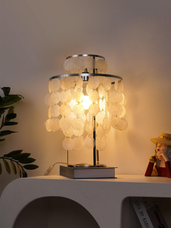 Rund Snäckbordslampa