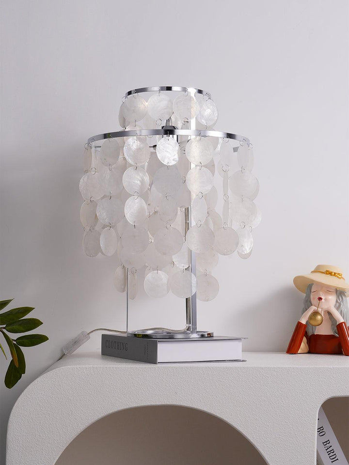 Rund Snäckbordslampa