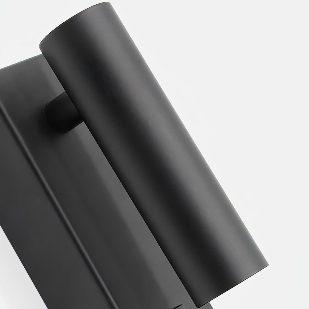 Svart Sängbord USB Vägglampa
