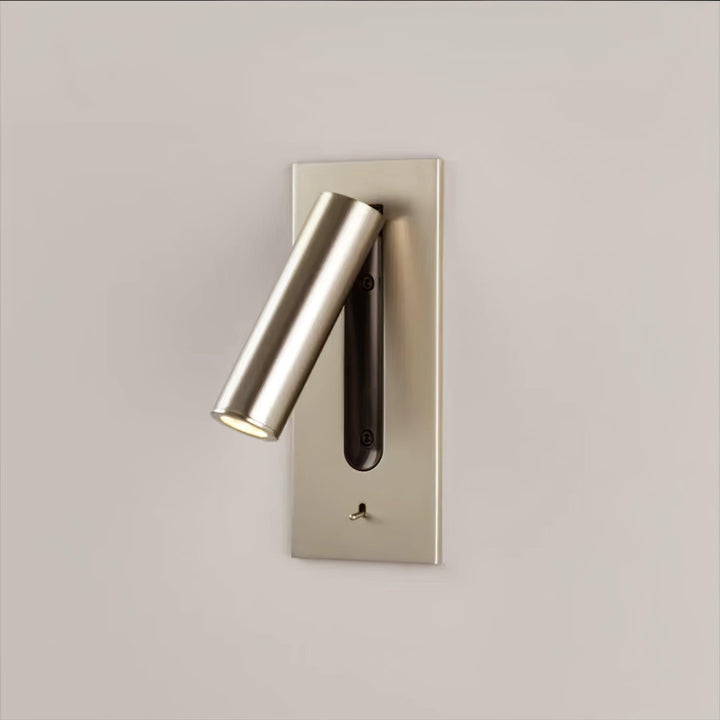 Svart Sängbord USB Vägglampa