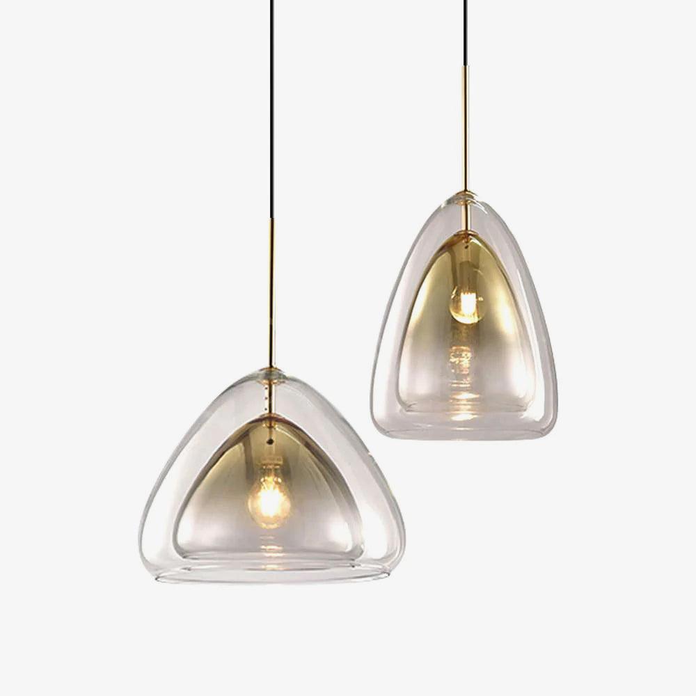 Futuristisk Glas Pendellampa