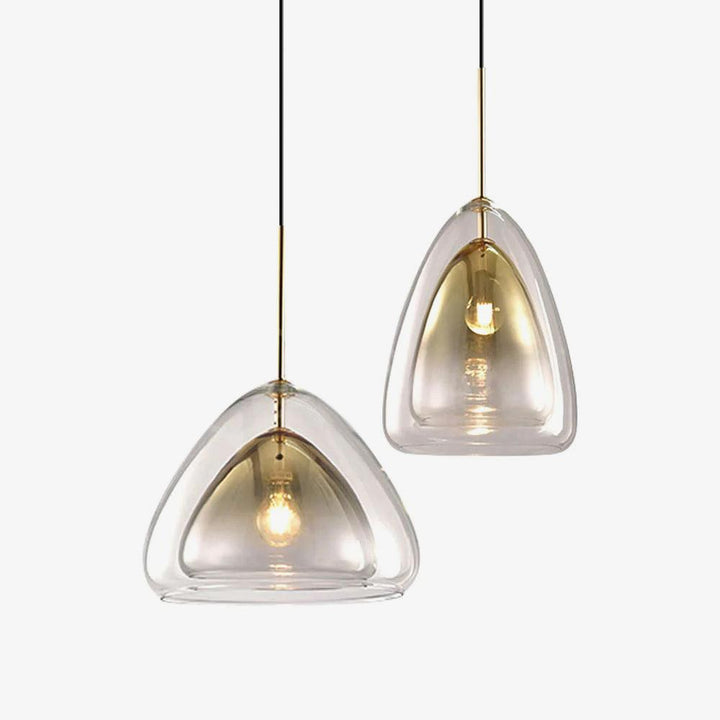 Futuristisk Glas Pendellampa
