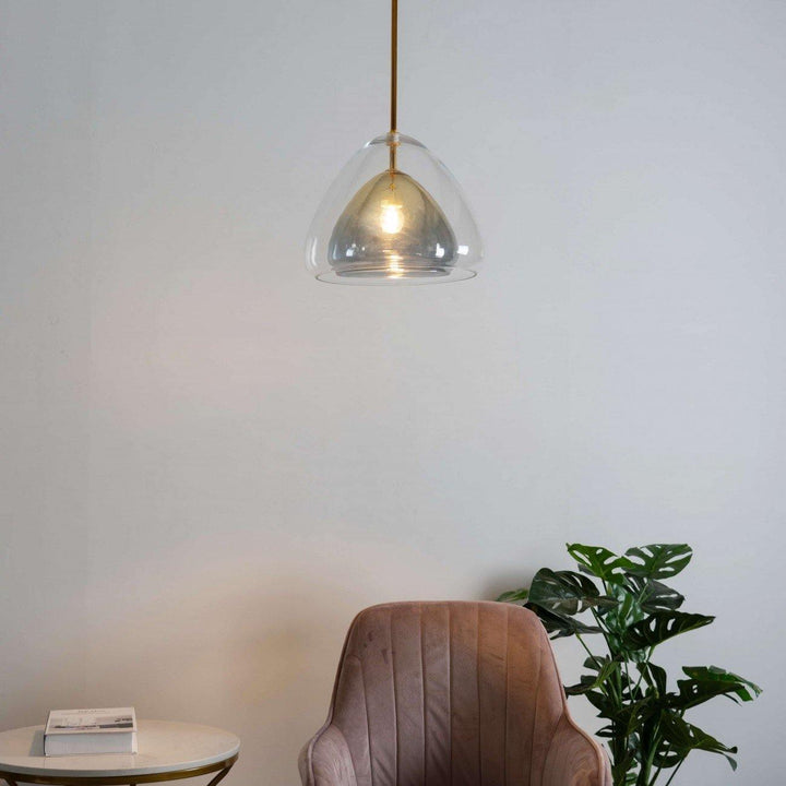 Futuristisk Glas Pendellampa