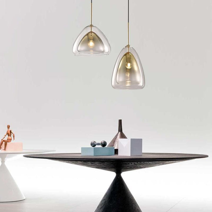 Futuristisk Glas Pendellampa