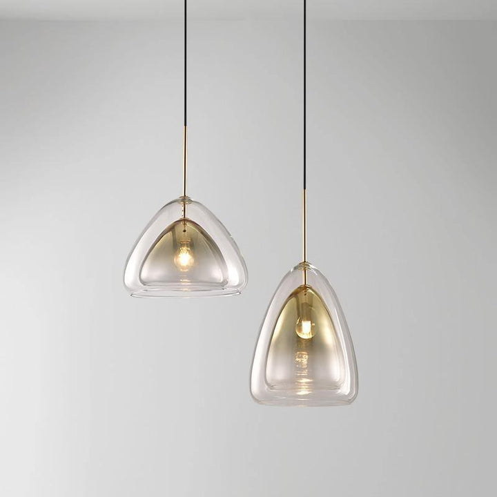 Futuristisk Glas Pendellampa